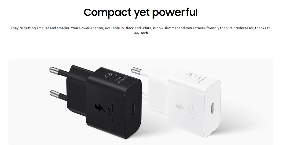 Samsung 25W 2-Pin PD Adapter