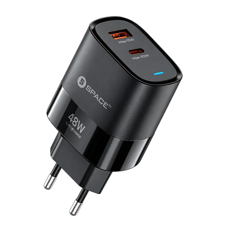 48W PD SuperCharge Wall Charger (Black Series) WC-80