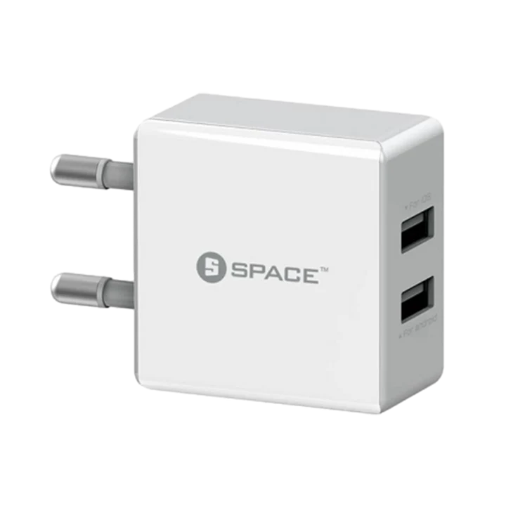 Dual Port USB 2.4A Wall Charger (w Micro USB Cable) Wc-101